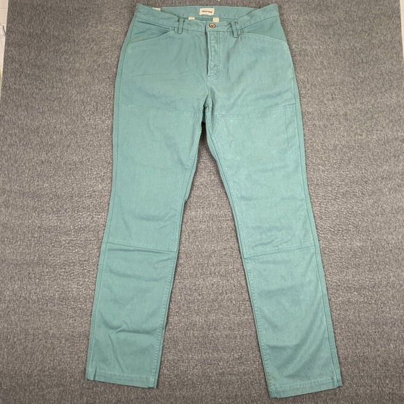 Taylor Stitch Other - Taylor Stitch Double Knee Pants Mens 35x32 Green Chore Canvas Work Boss Duck